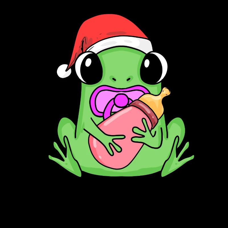Grenouille bébé Noël