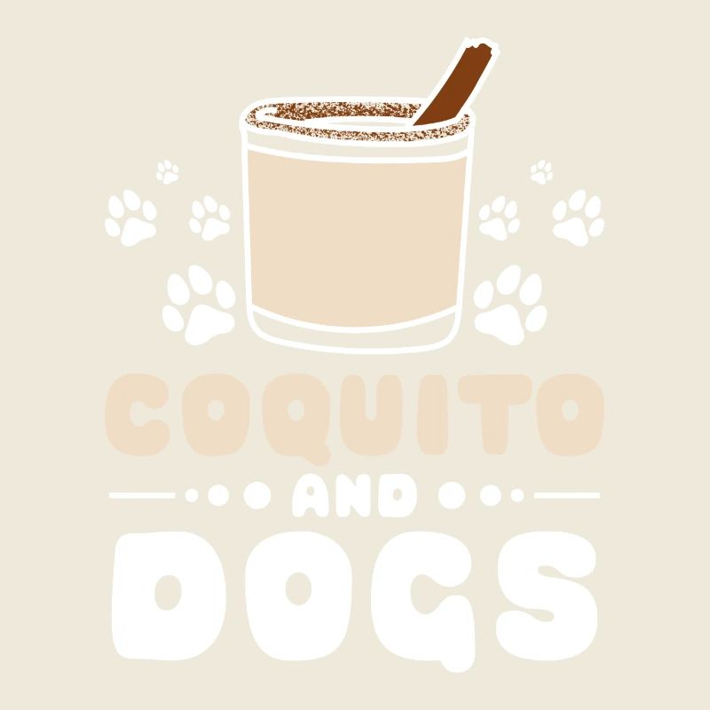 Propriétaire de chien Amoureux de Noël, coquito et chiens