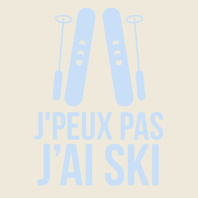 Ski skieur