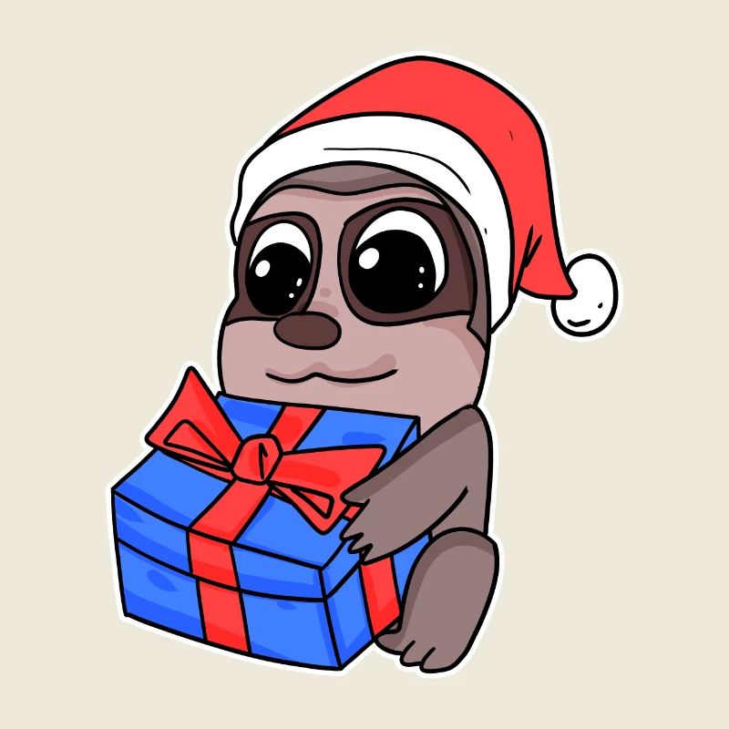 Faultier Weihnachten