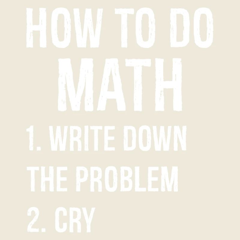 how to do math funny shirt