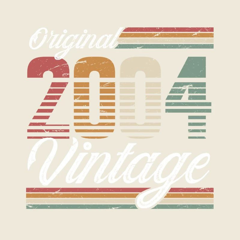 2004 Année de naissance 20e anniversaire Millésime