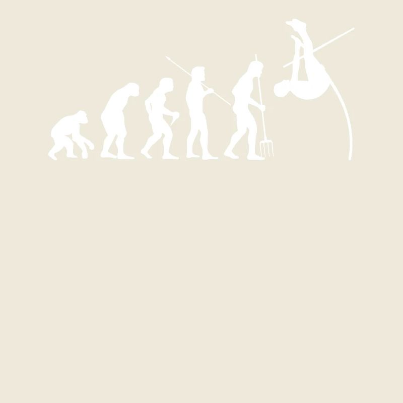 Athlète d’athlétisme de saut à la perche Evolution