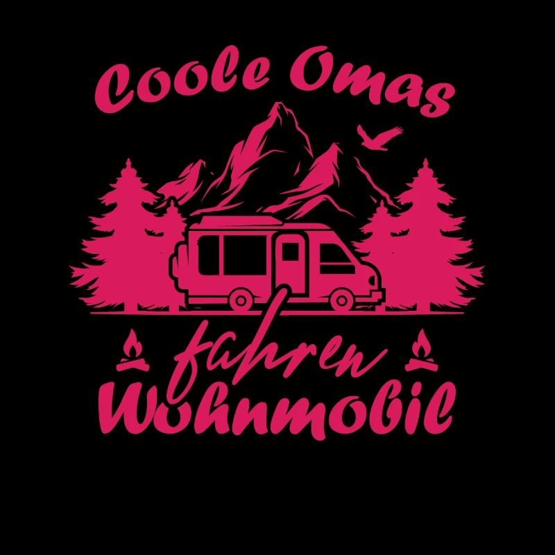 Camping Rentner Coole Omas fahren Wohnmobil
