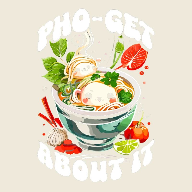 Pho Suppe Vietnamesisches Essen Pho-get Über Kawaii