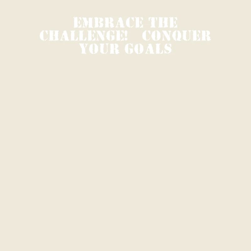 Fitness - Embrace the challenge, conquer your