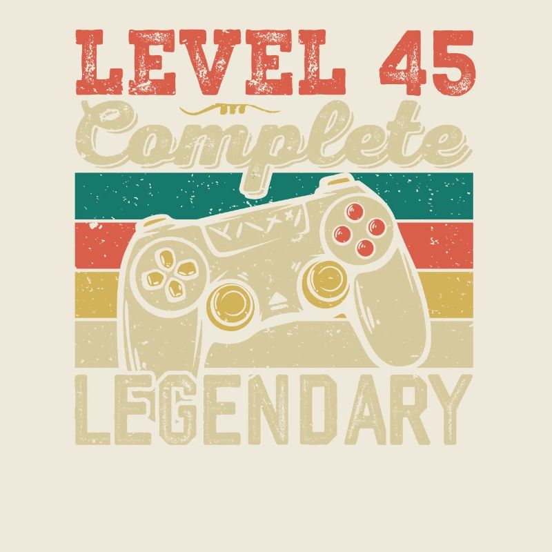 Level 45 Complete, 45th Birthday Gift