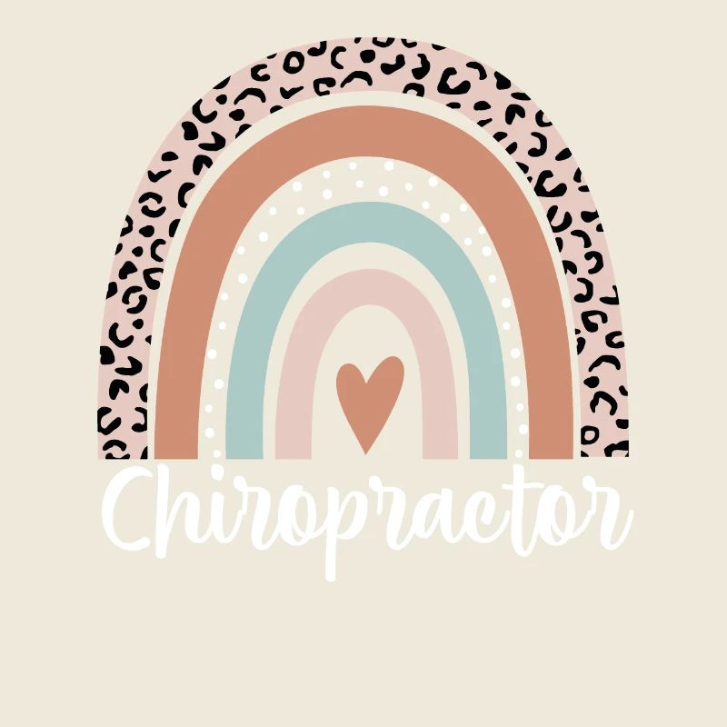 Chiropractor Rainbow Leopard Funny Chiropractor