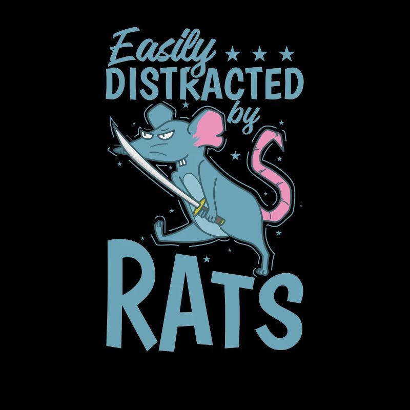 Easily Distracted by Rats Nagetier