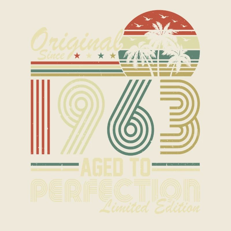 60. Geburtstag Retro Geschenk 1963