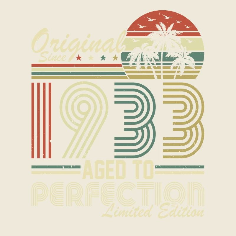 Vintage 1933 Birthday