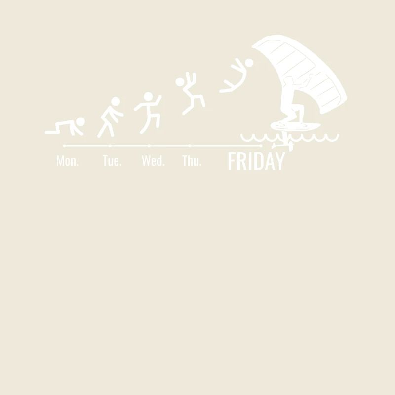 Wingfoil-Surfer Wingfoiling Hydrofoil Wochenende