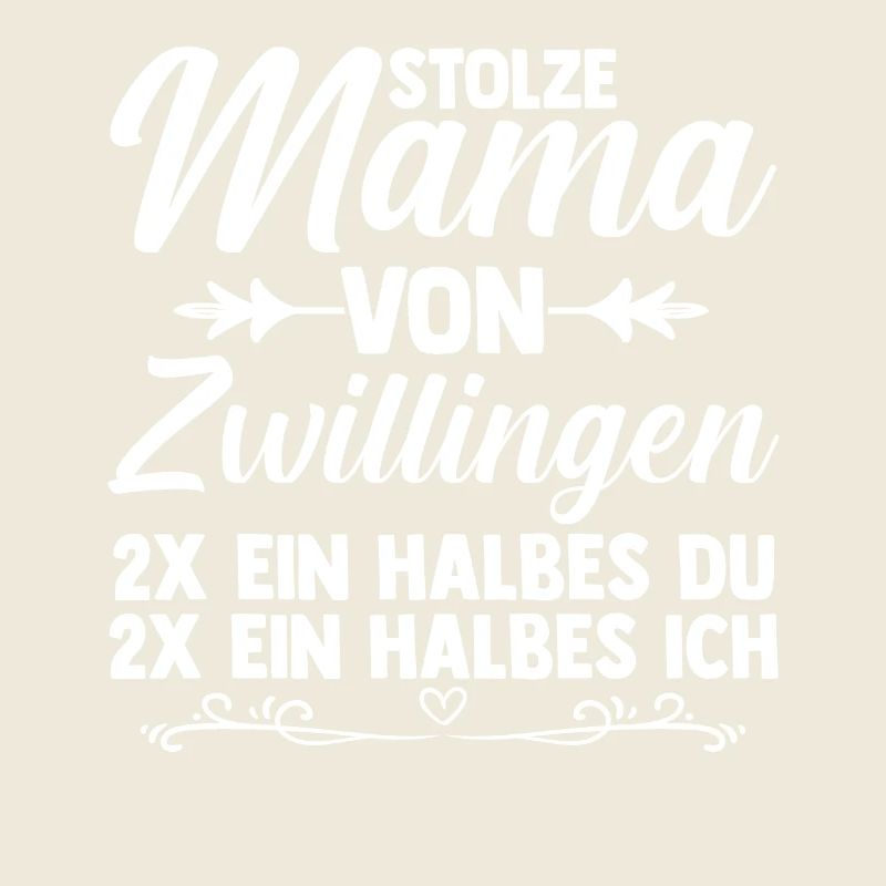 Mutter Mama von Zwillingen Zwillingsmama