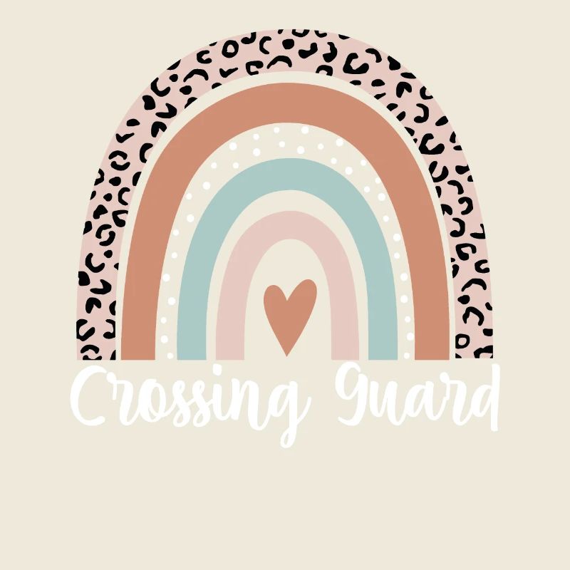 Crossing Guard Regenbogen Leopard Lustige Überquerung