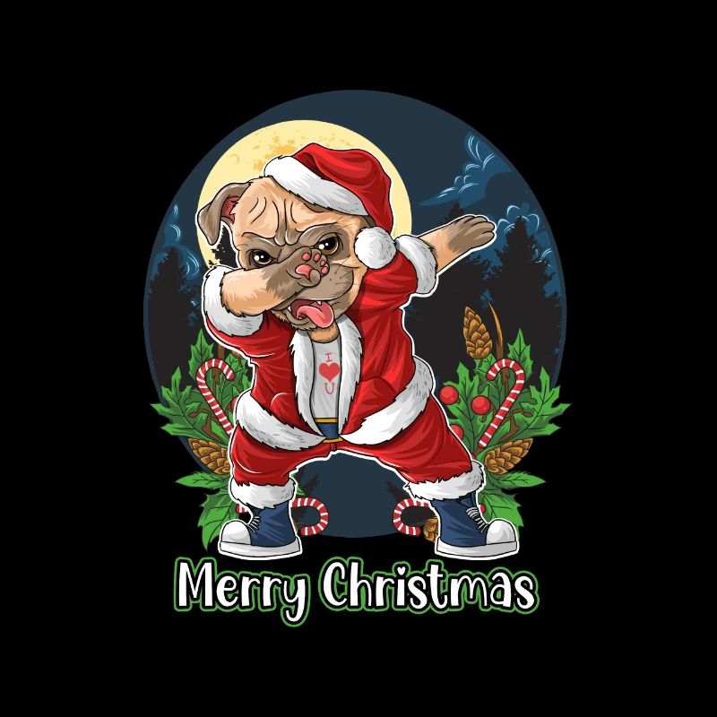 Joyeux Noël Dabbing Dog