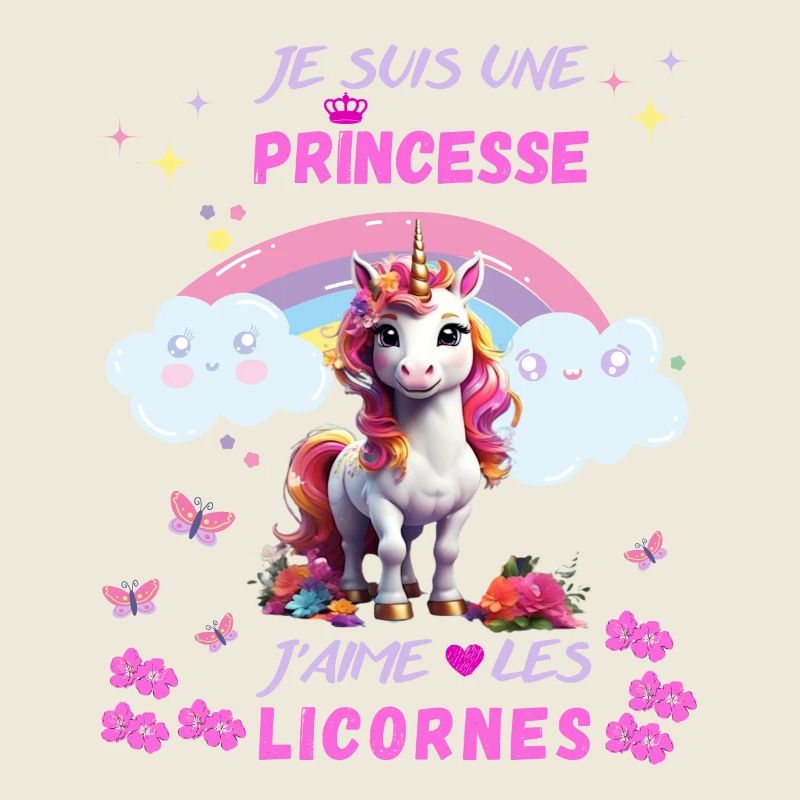 Ich bin eine Prinzessin, ich liebe Einhörner