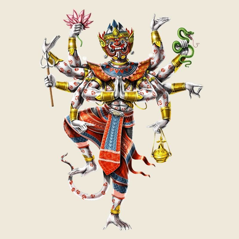 Khmer cambodgien Hanuman