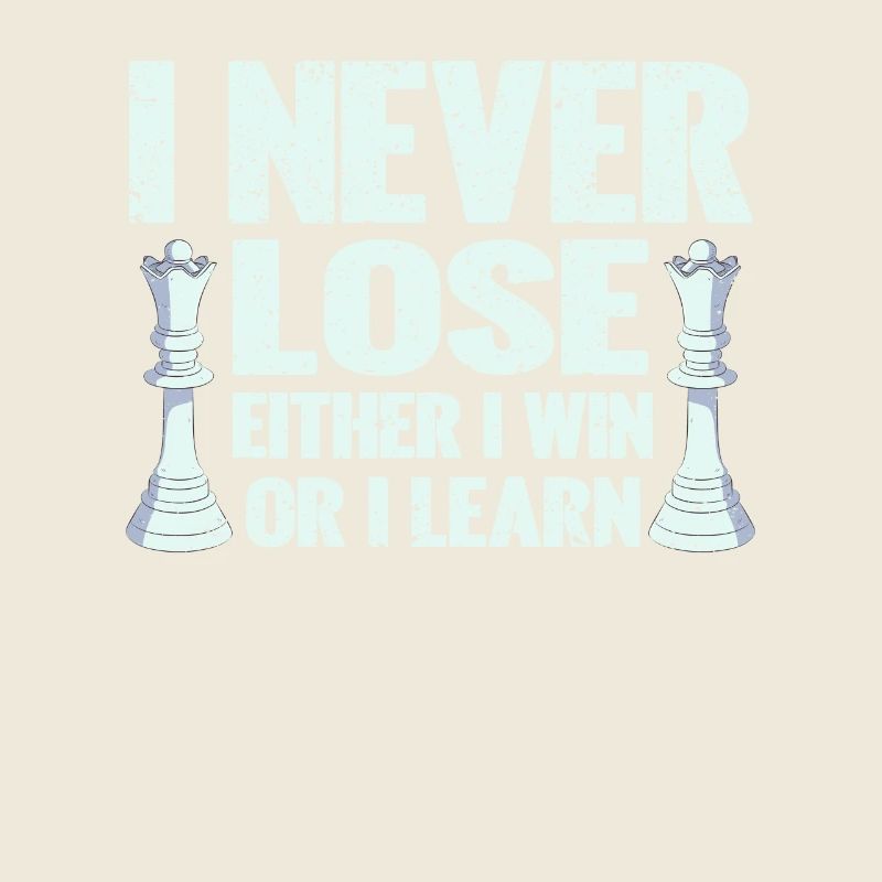 Ich verliere nie, entweder ich gewinne oder ich