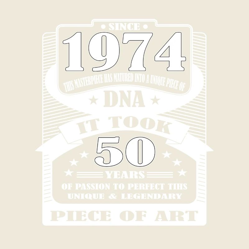 50 ans, 50e anniversaire, 1974, il a fallu 50 ans