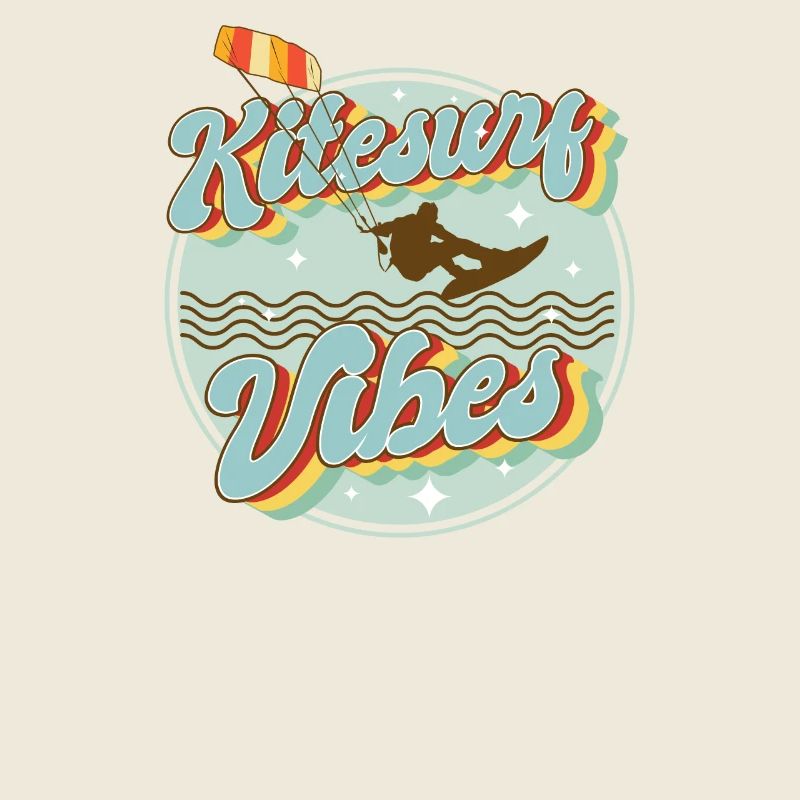 Kitesurf Kiteboard Kitesurfen Vintage Kitesurfer