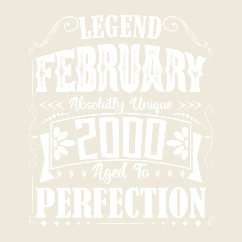 Februar 2000. Geburtstagsgeschenk Februar 2000.