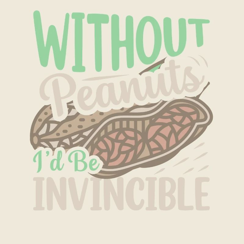 Without Peanuts I'd Be Invincible Nut Allergic