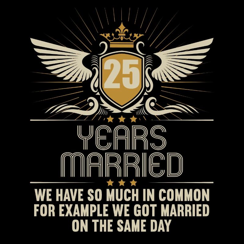 Nous avons beaucoup en commun 25e anniversaire de mariage
