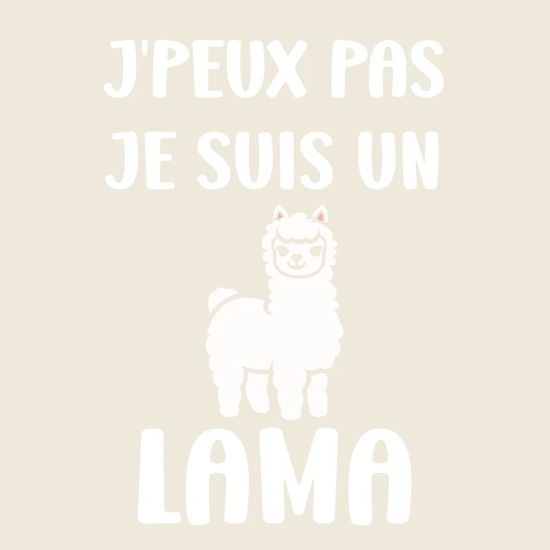 Humour mignon petit lama