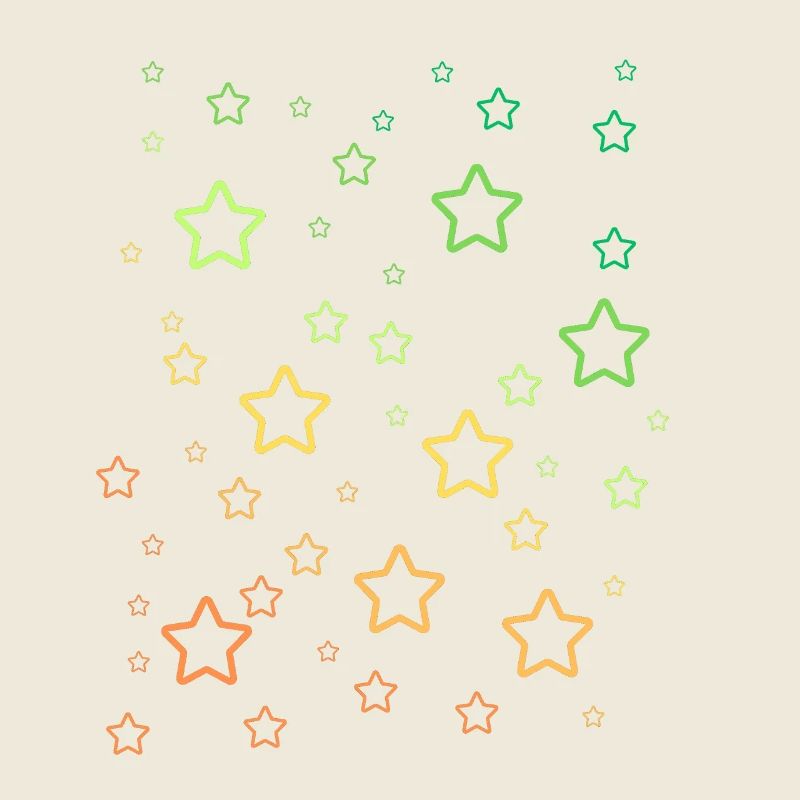 Étoiles arc-en-ciel