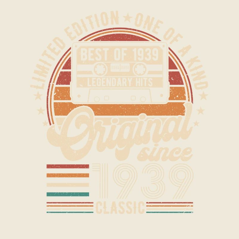 85 Years Birthday Vintage Retro 1939