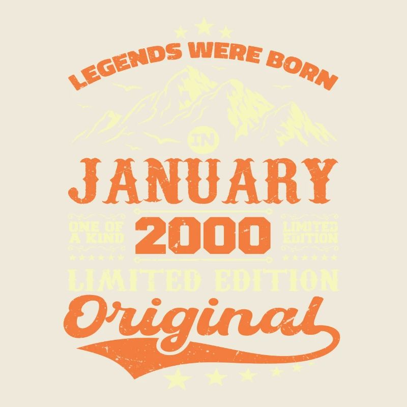 Legendary since January 2000 Vintage Retro 2000