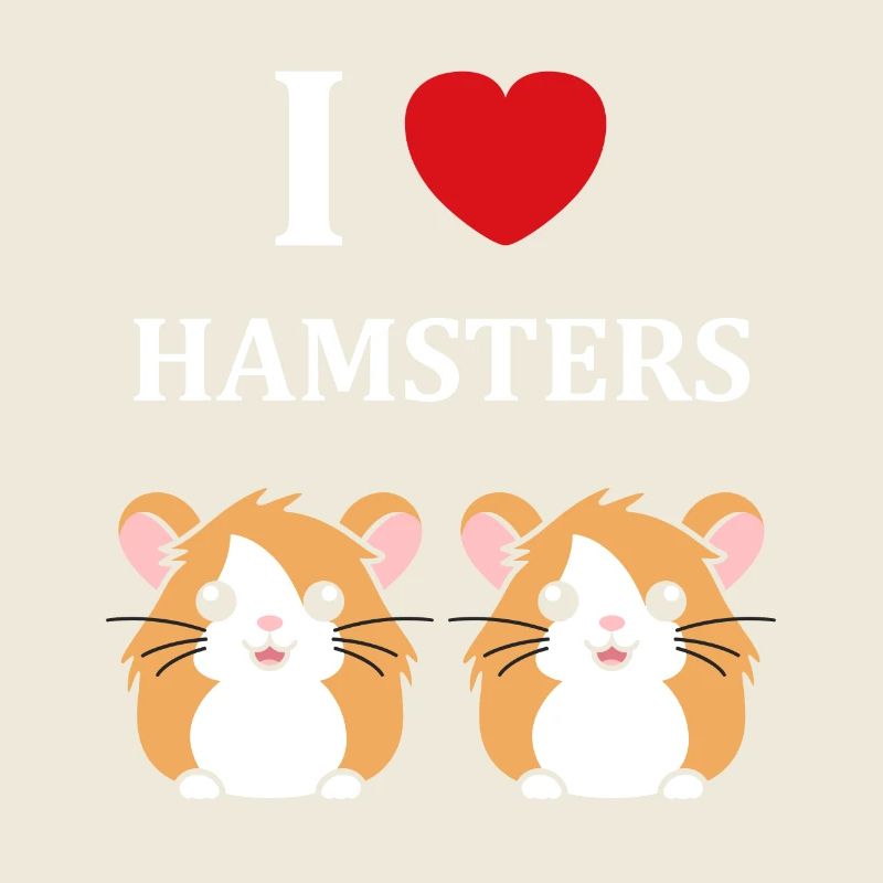 Mignon Humour petit hamster