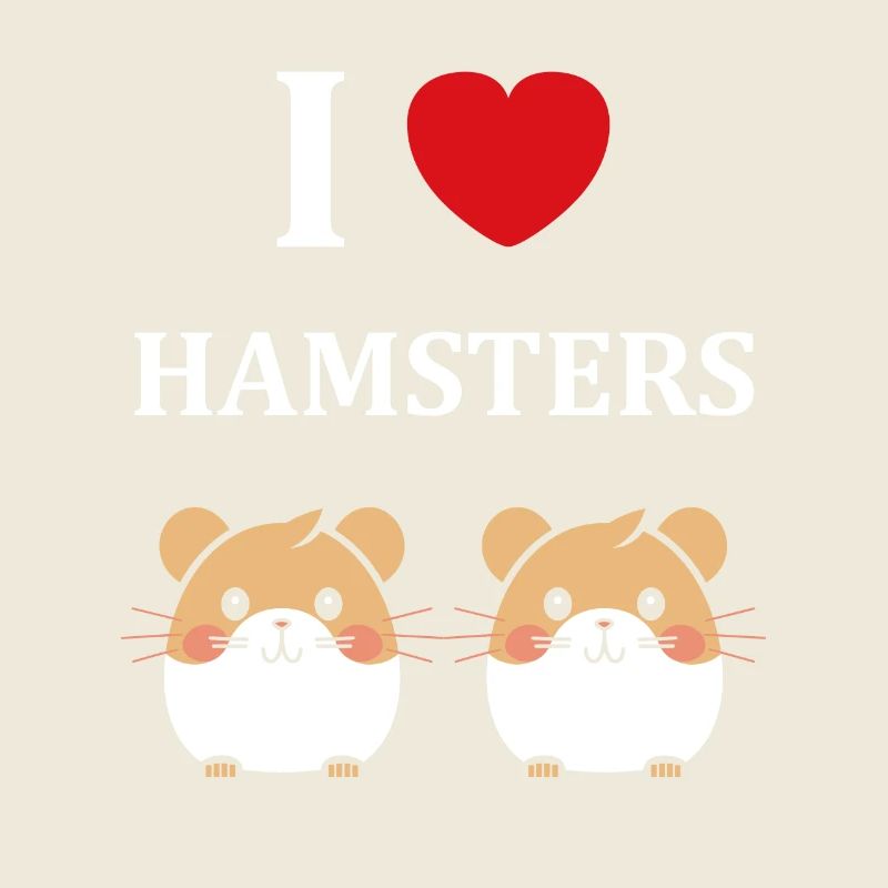 Mignon Humour petit hamster