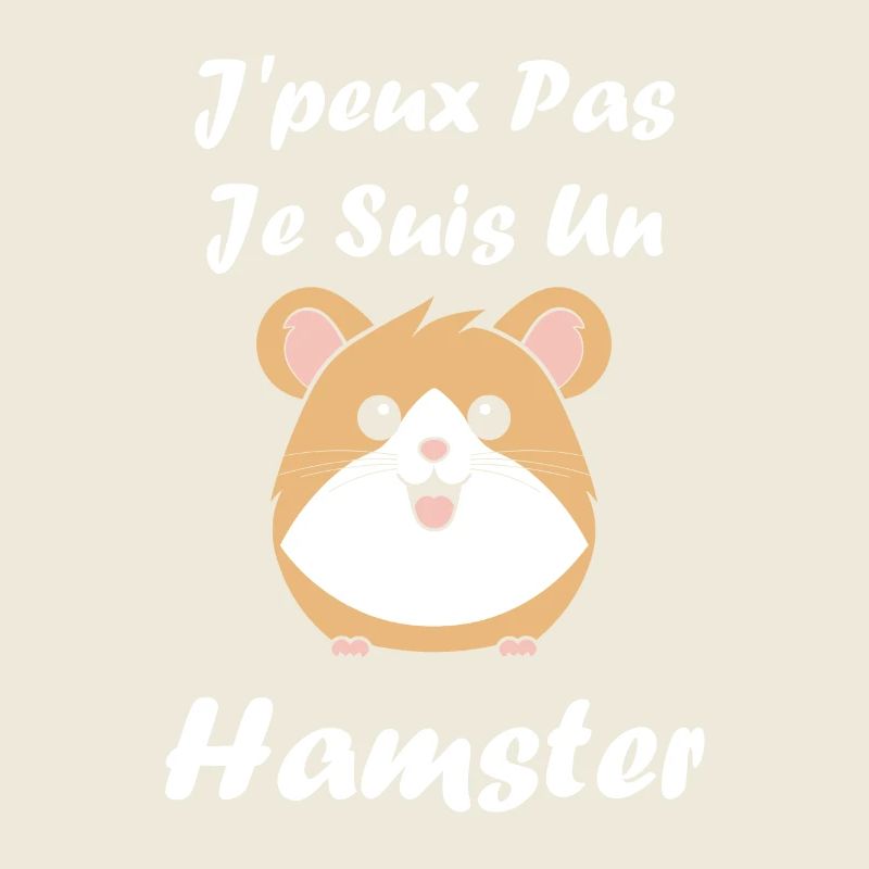 Mignon Humour petit hamster