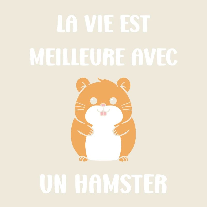 Mignon Humour petit hamster