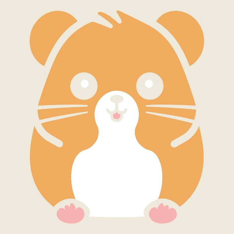 Mignon Humour petit hamster