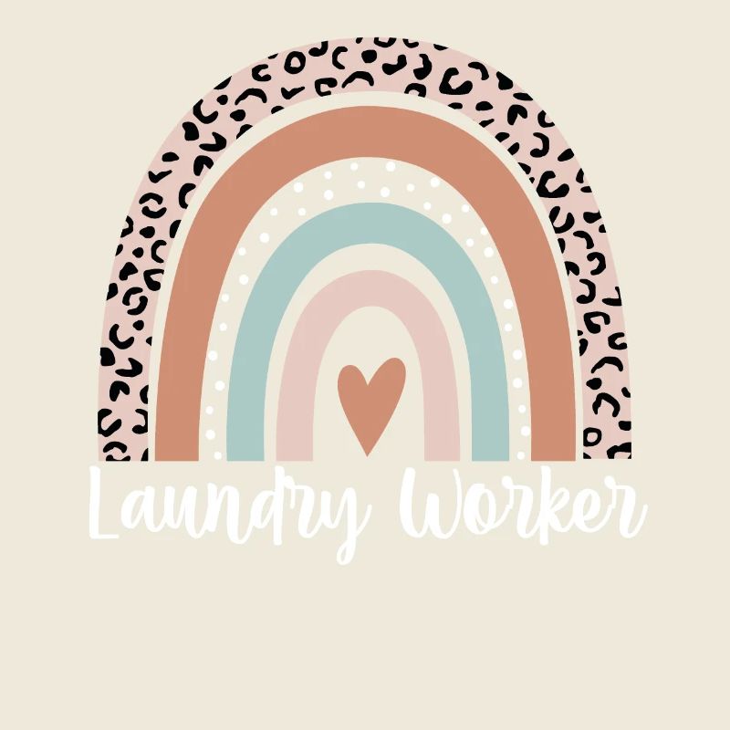 Wäschereiarbeiter Regenbogen Leopard Lustige Wäsche