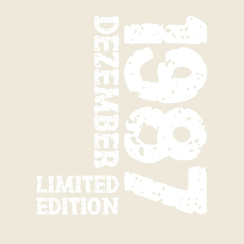 1987 décembre édition limitée 36e anniversaire décoration