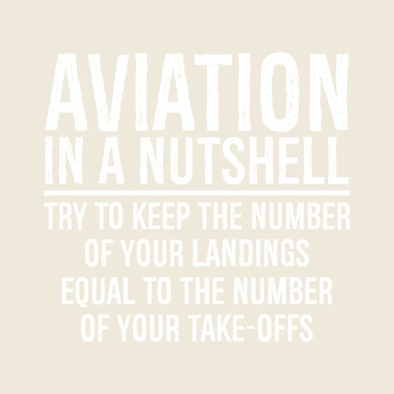 Aviation In A Nutshell Funny