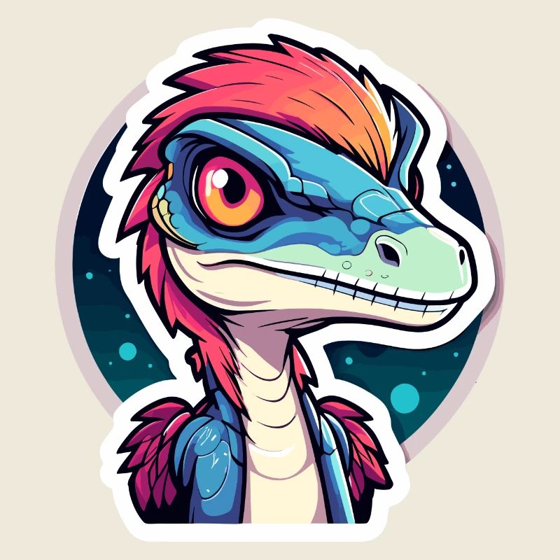 Velociraptor Dinosaur Drawing