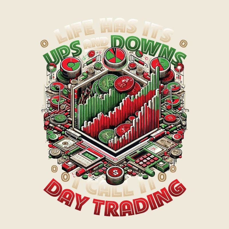 Graphique de trading boursier - Funny Day Trader