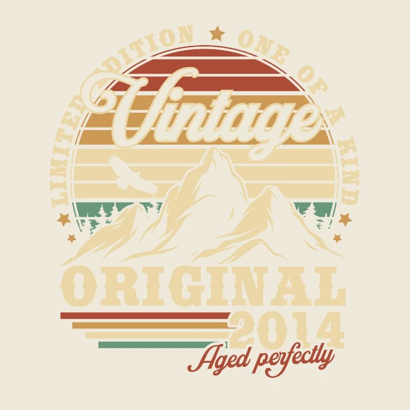 Vintage Original 2014 Geburtstagsgeschenk