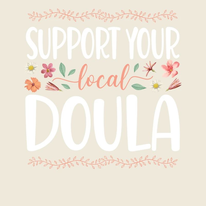 Doula Travailleuse à la naissance Soutien aux fleurs