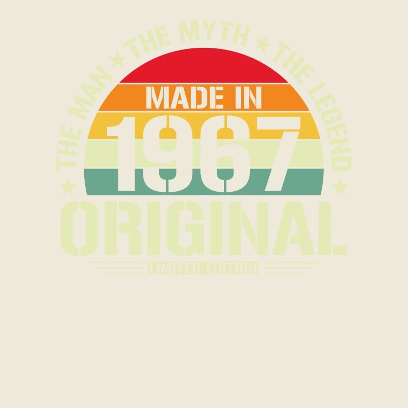Vintage 1967 - Geburtstag