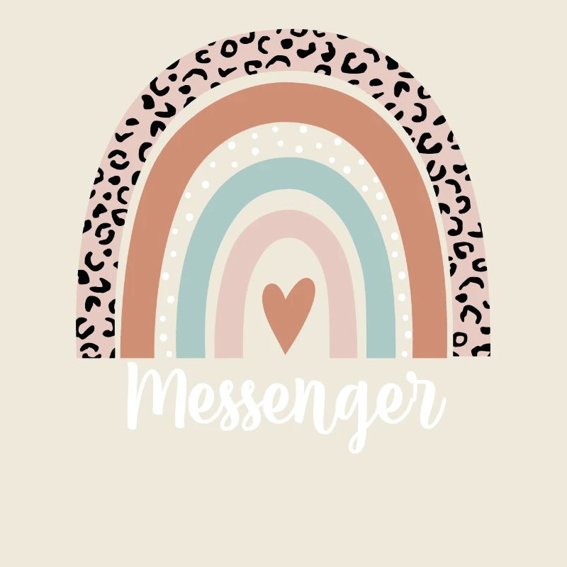 Messenger Arc-en-ciel Léopard Funny Messenger