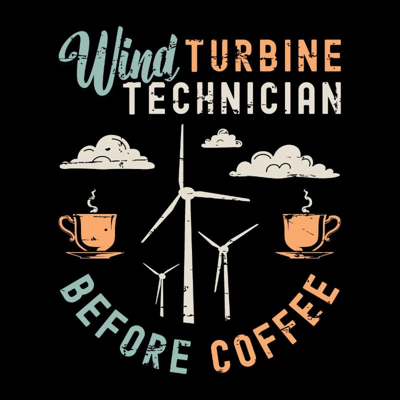 Technicien d’éoliennes avant Windmill Coffee