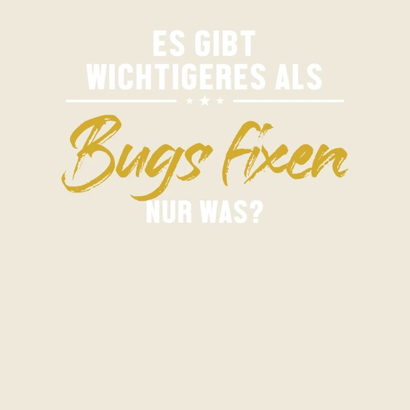 Wichtigeres als Bugs Fixen Developer Coder