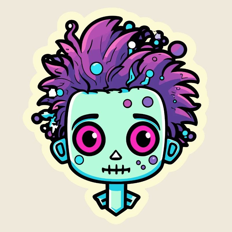 Niedlicher Zombie Illustration