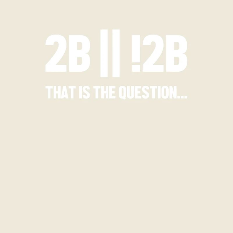 2B or not 2B Question Softwareingenieur Coder