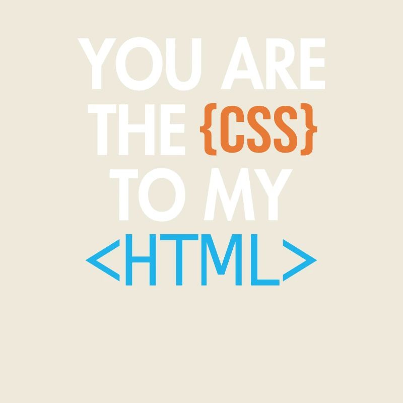 Vous êtes le CSS de mon HTML Developer Coder